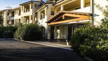 Overnatningsstedets facade