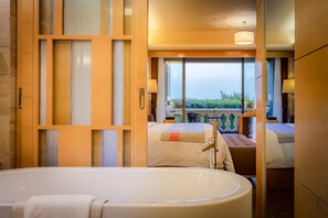 Business Room with Garden View | Premium bedding, minibar, in-room safe, individually decorated