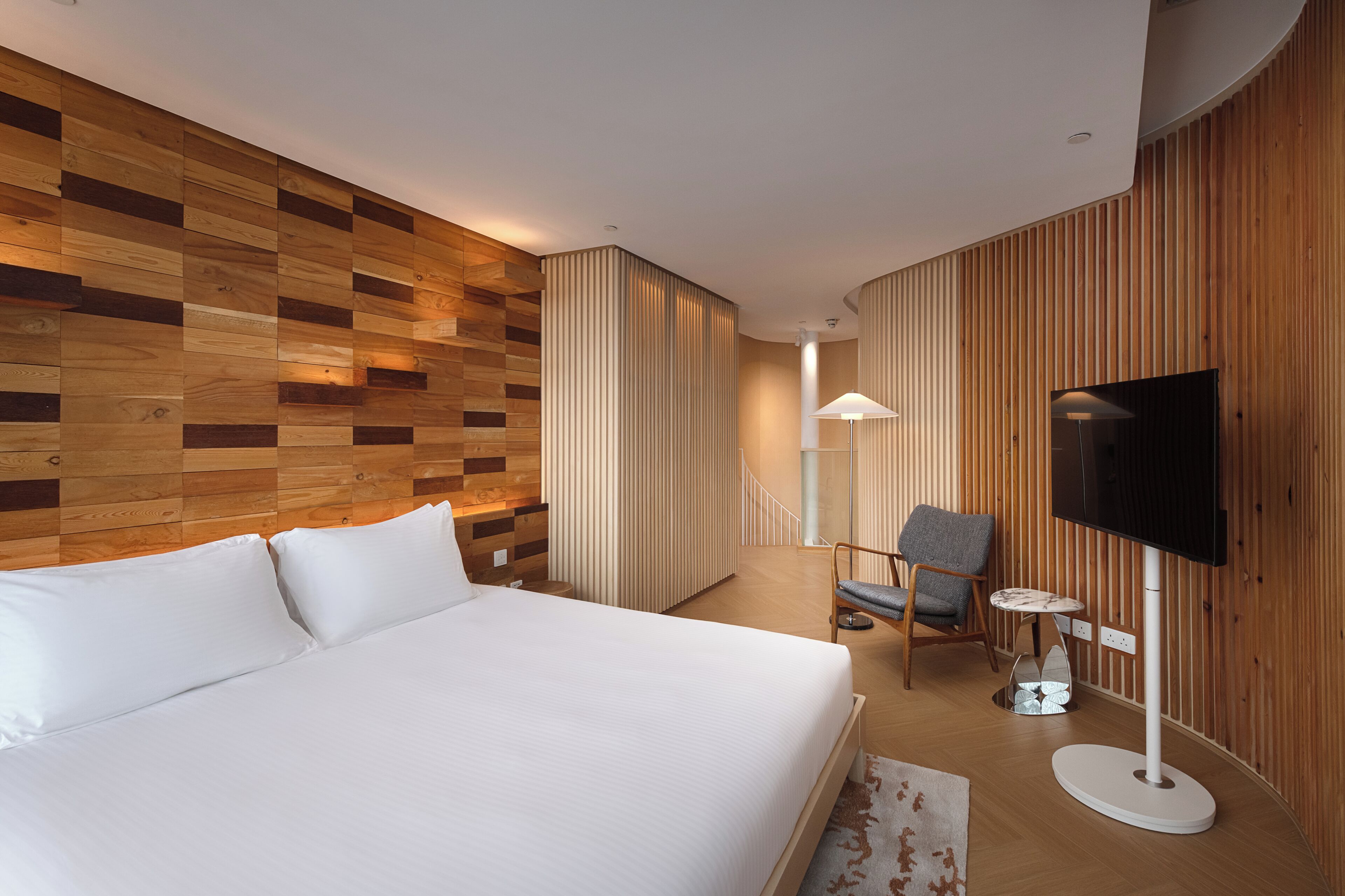Penthouse, 1 cama King size (Madera) | Minibar, caja de seguridad en la habitación y escritorio 