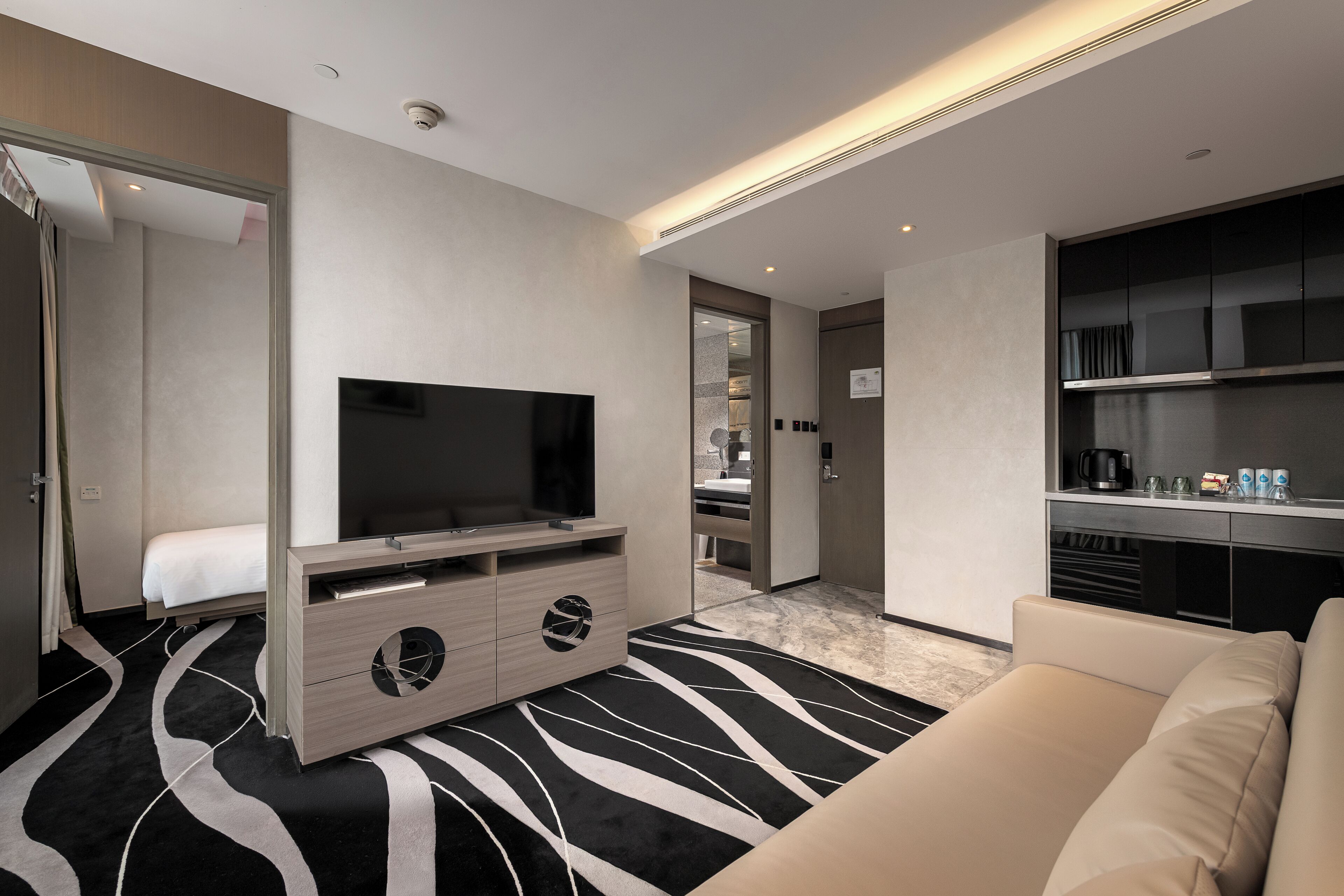 Two-Bedroom Suite | Living area | LED TV