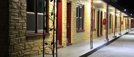 Front of property – evening/night