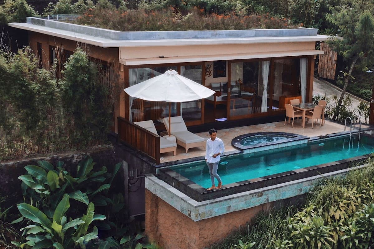 Two Bedrooms Private Pool Villa With Jacuzzi and Daily Afternoon Tea | Valley view
