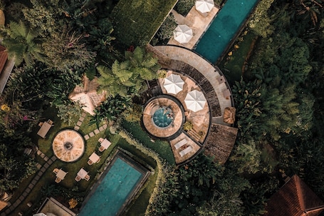 Aerial view. Munduk Moding Plantation Nature Resort