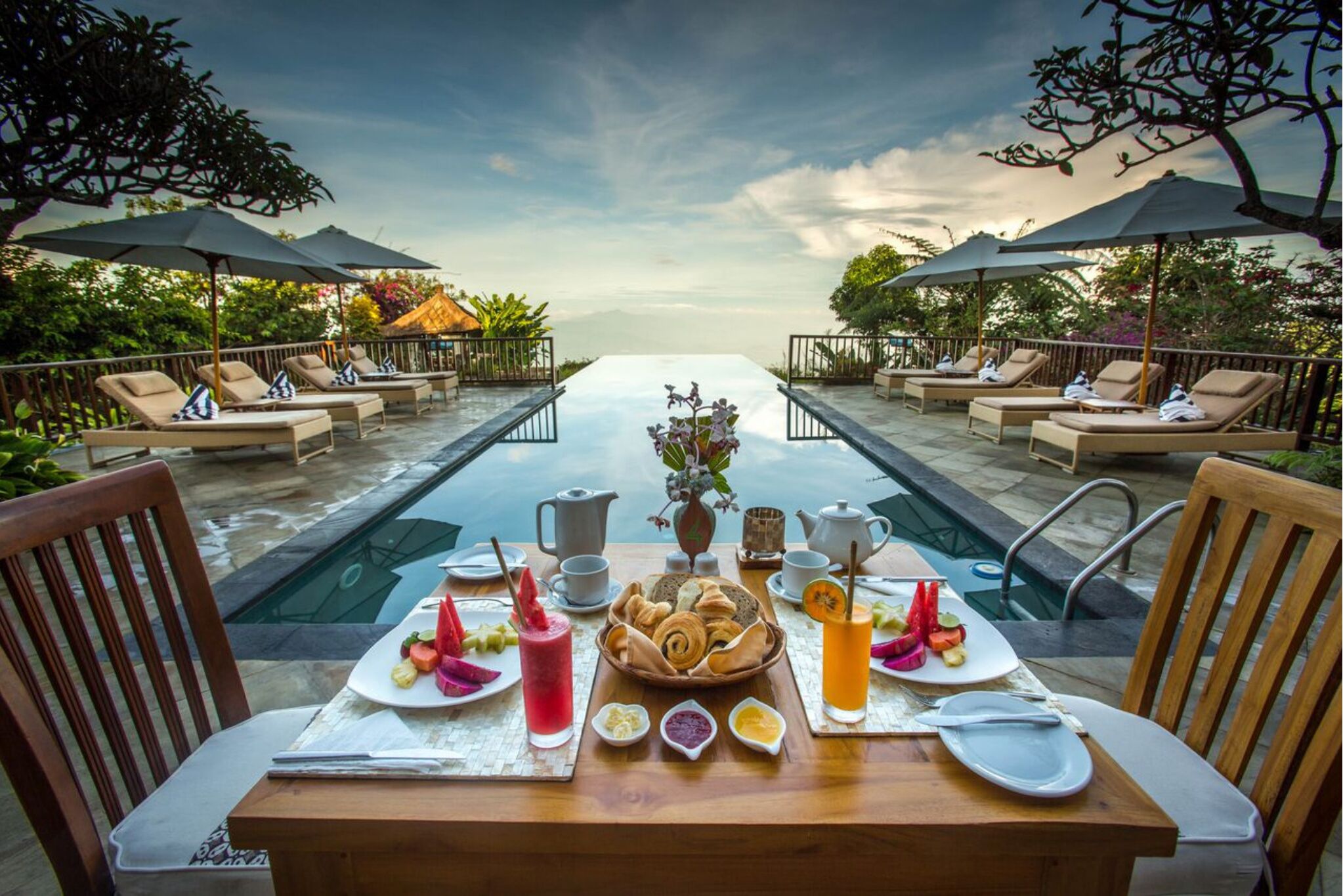 每日供應即叫即煮早餐 (每人 IDR200000)