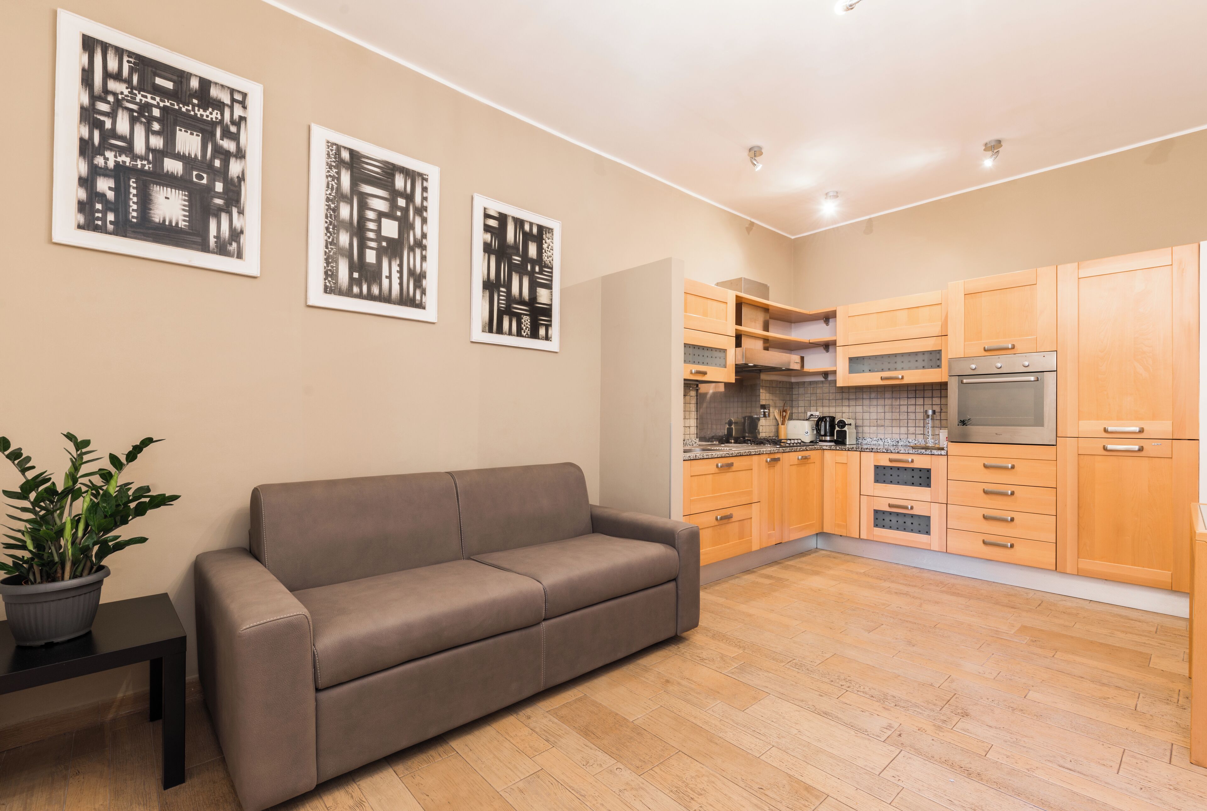 Standard Apartment | Premium bedding, down comforters, minibar, in-room safe