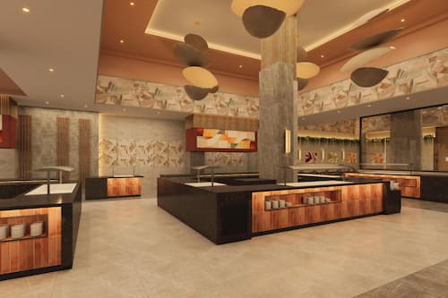 9 restaurants; breakfast, lunch and dinner served
