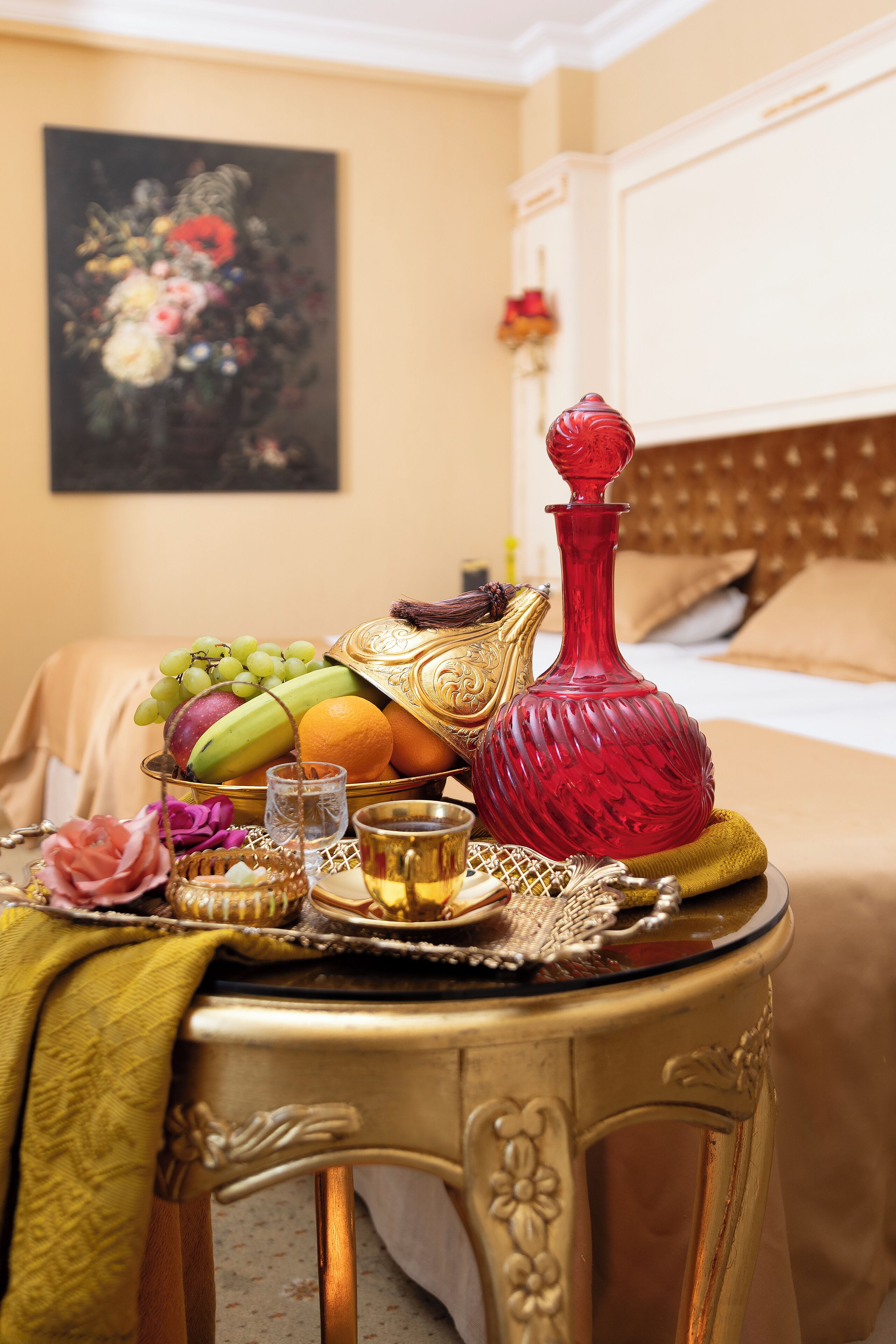 Superior dubbelrum | Sängtillbehör av högsta kvalitet och minibar