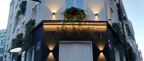 Façade de l’hébergement