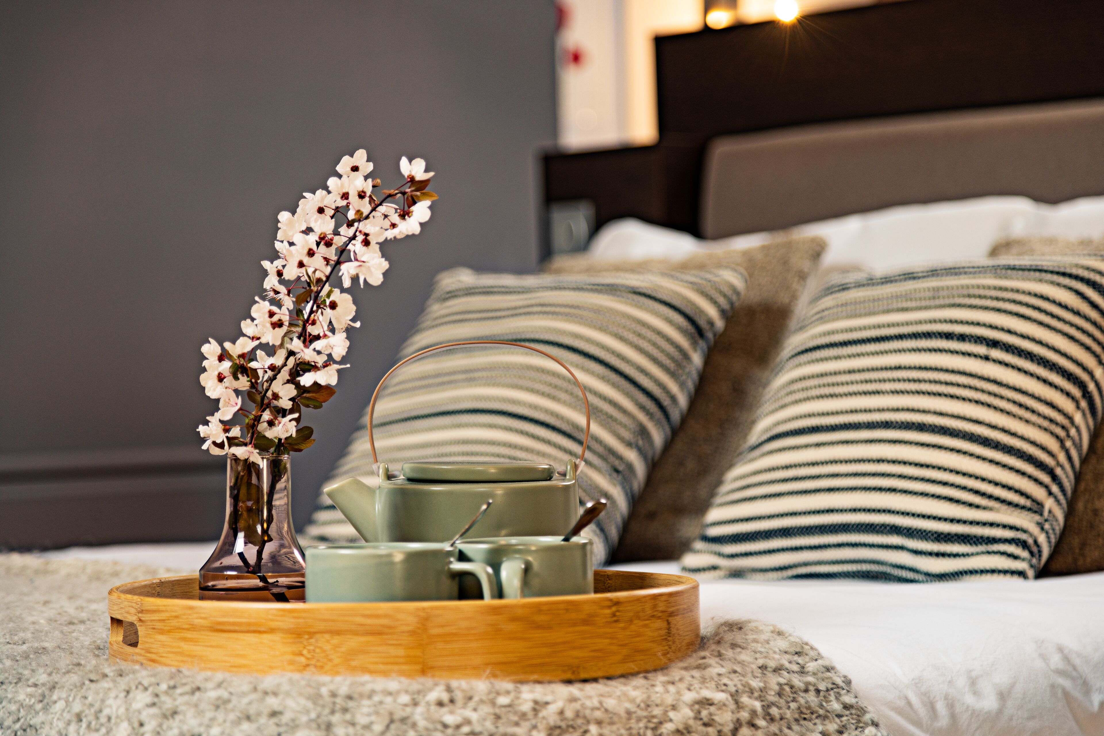 deluxe double room, private bathroom | desk, blackout curtains, soundproofing, free wifi