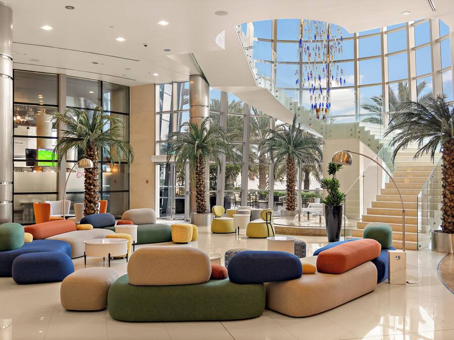 Lobby sitting area