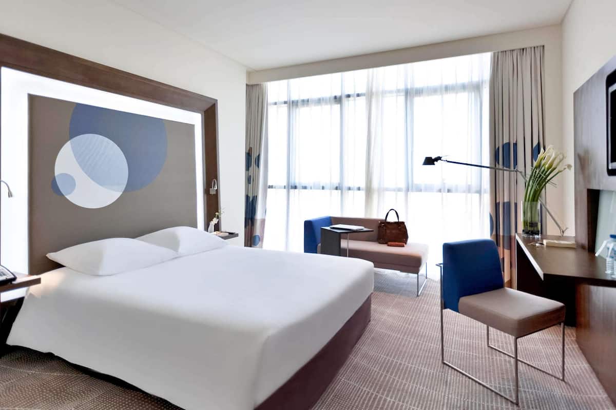 1 quarto, roupas de cama premium, frigobar, cofres nos quartos