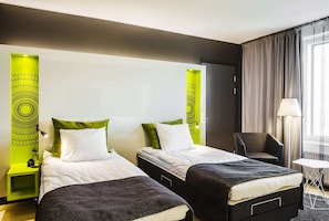 Quarto duplo | Frigobar, cofres nos quartos, escrivaninha, quartos à prova de som