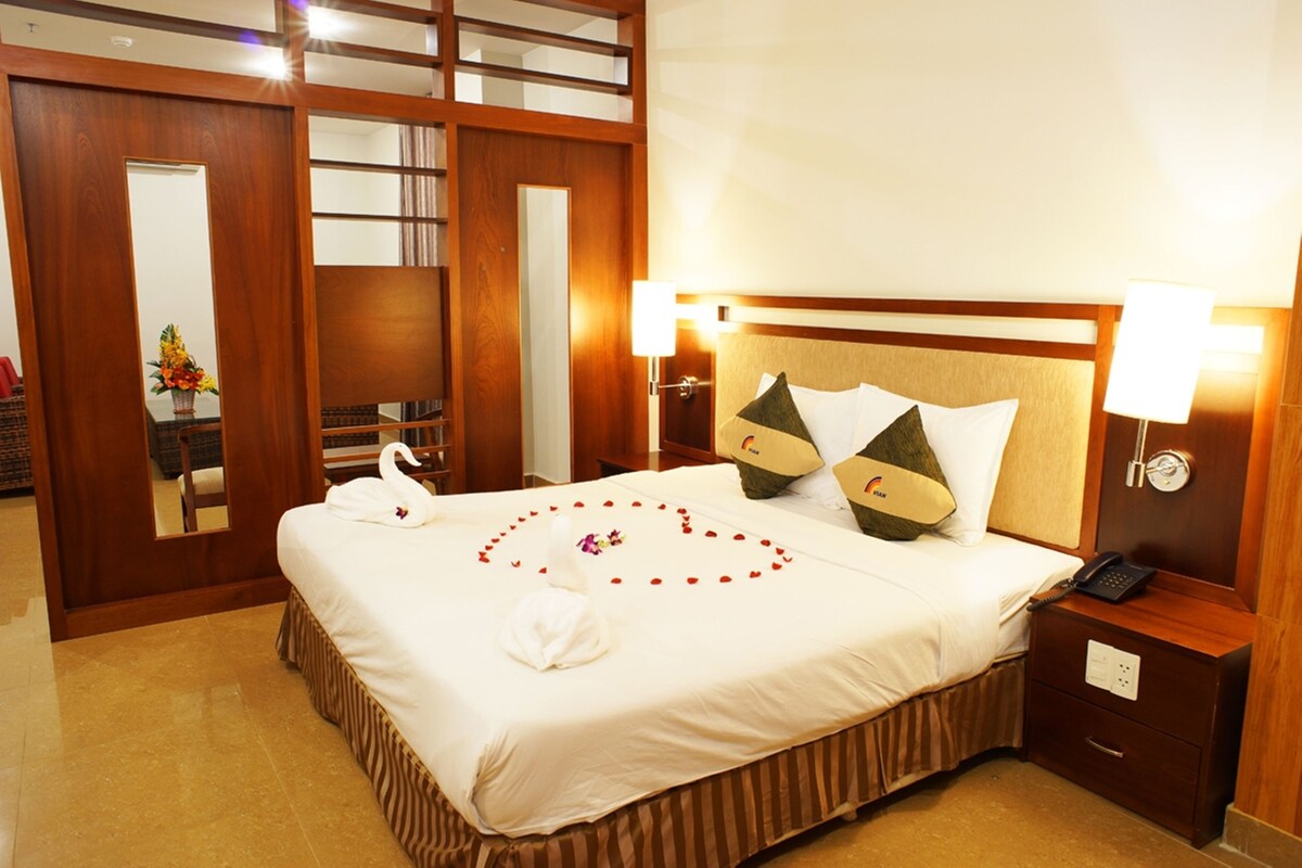 Minibar, in-room safe, desk, WiFi (free)