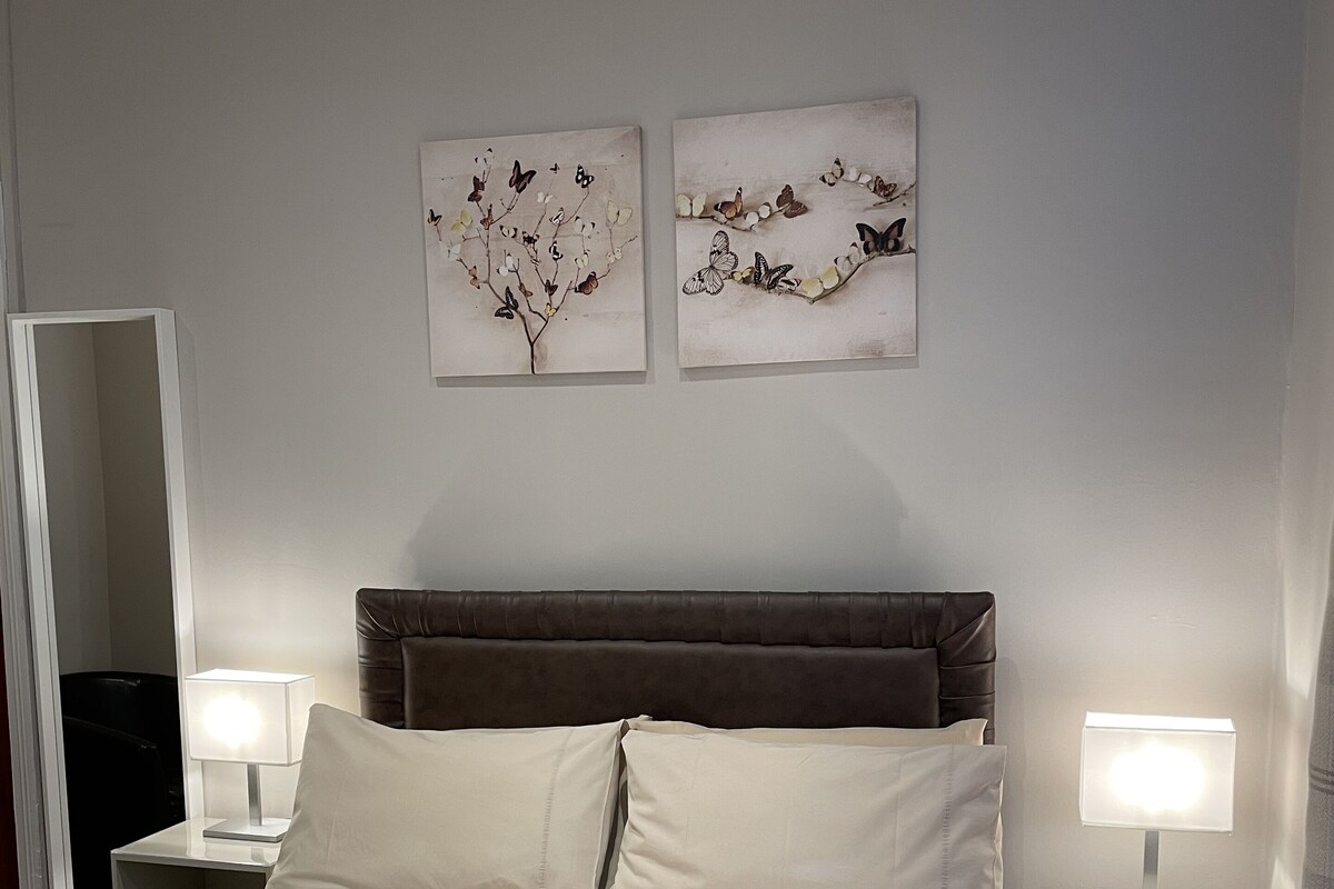 Chambre Double, 1 lit double, salle de bains attenante (1)