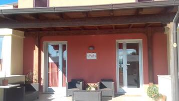 Facciata della struttura