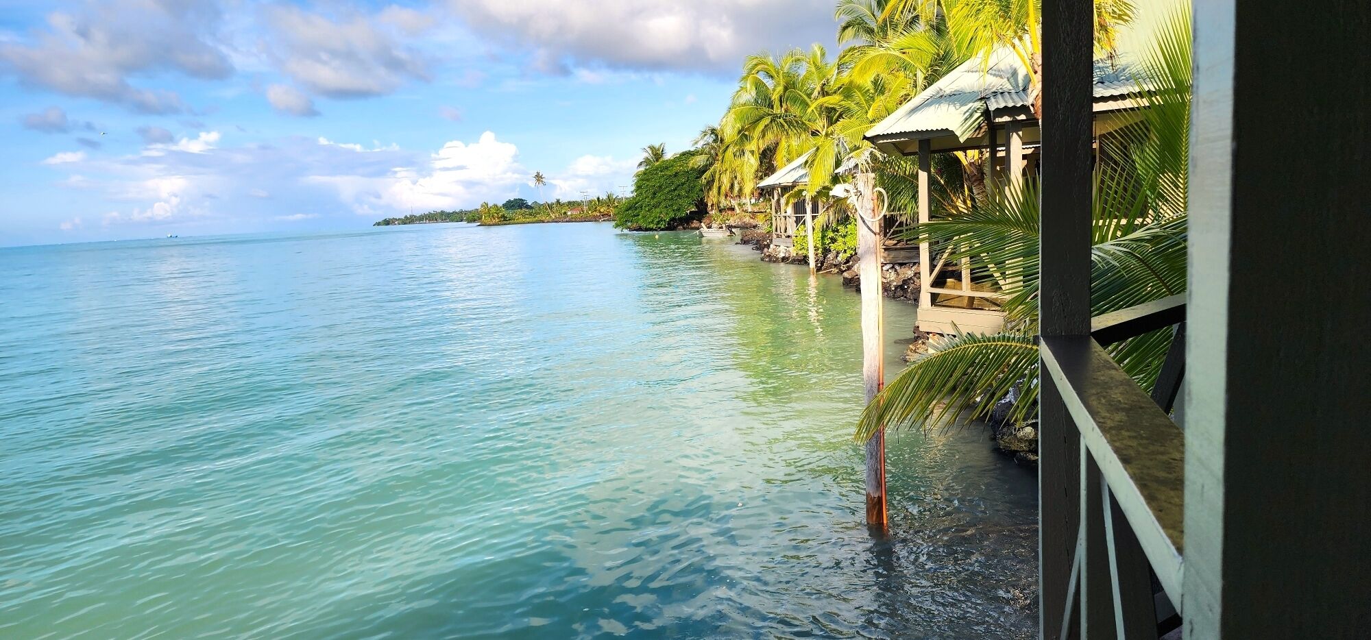 Deluxe Quadruple Room, 1 Bedroom, Ocean View, Oceanfront (Fale) | Terrace/patio