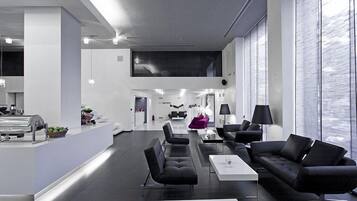 Sala de estar en el lobby