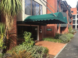 Entrada de l'allotjament