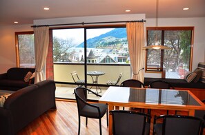 Standard Apartment, 2 Bedrooms, Lake View | Living area | Flat-screen TV - St James Apartments (Queenstown)