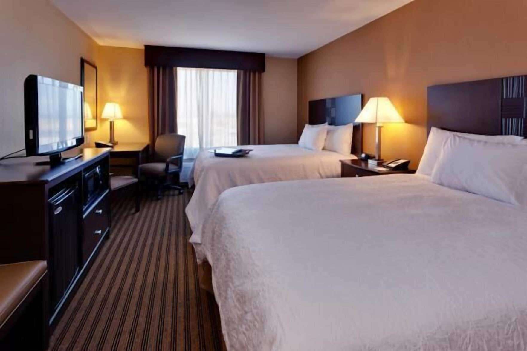 Desk, blackout drapes, iron/ironing board, free WiFi
