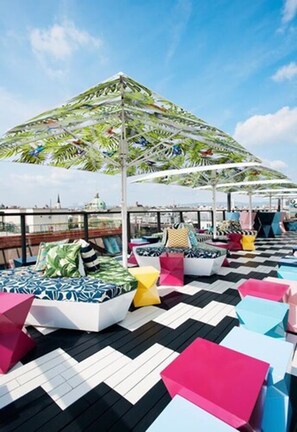 Terrace/patio - Hotel Topazz & Lamée (Vienna)