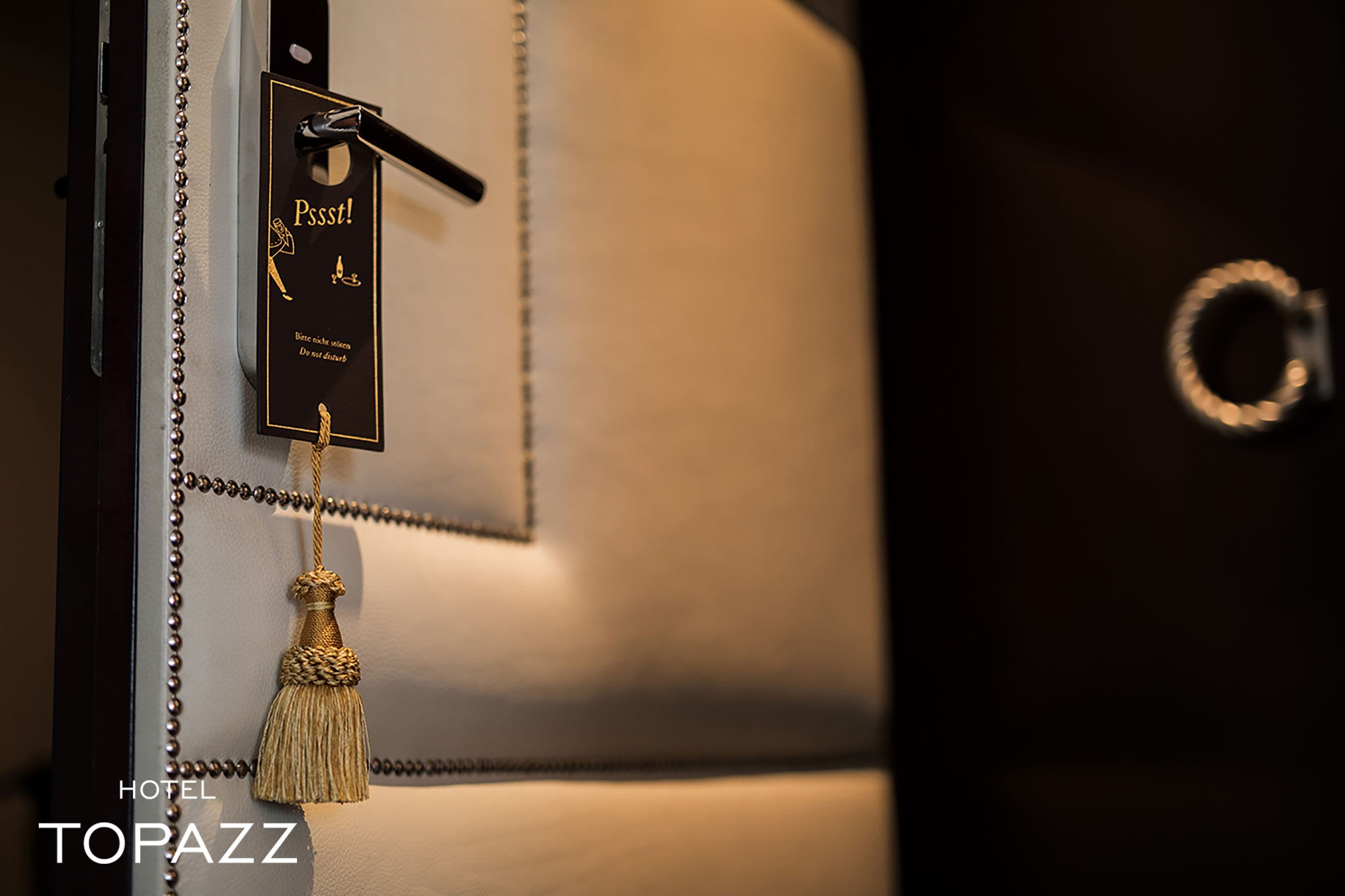 superior room at topazz     | living area | 43-inch led tv with satellite channels