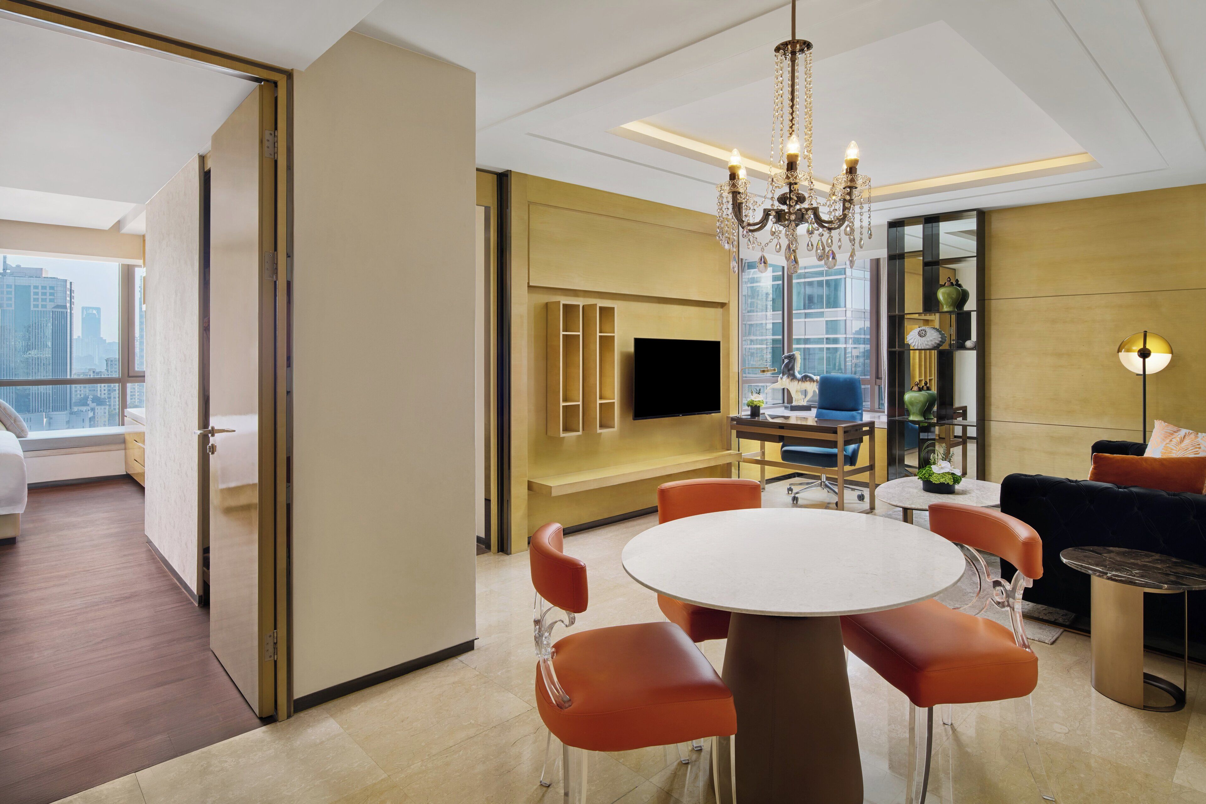 1 개의 침실, 고급 침구, 오리/거위털 이불, 미니바