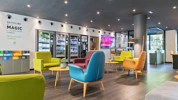 Sitteområde i lobbyen