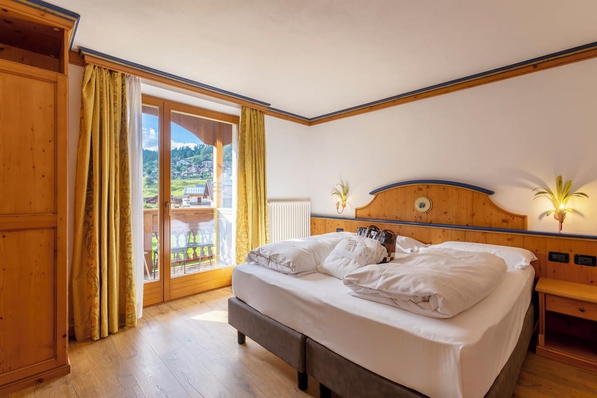 1 chambre, couette en duvet d'oie, surmatelas