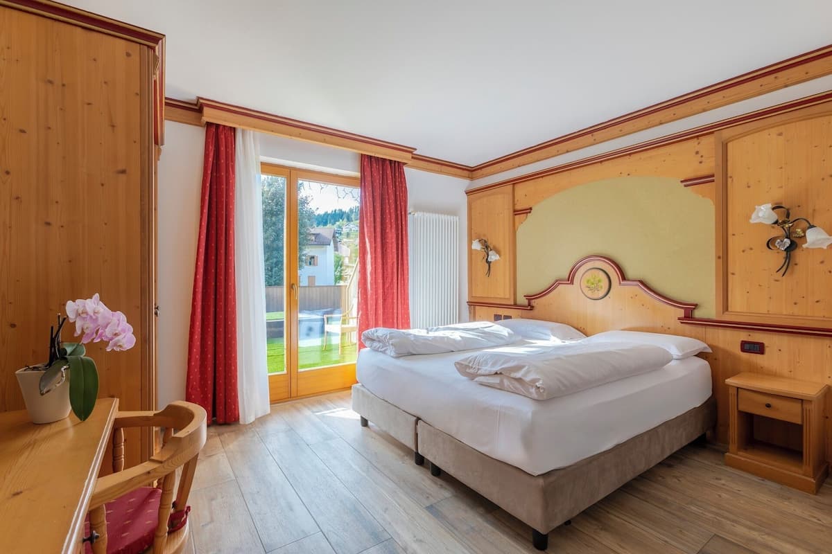 1 chambre, couette en duvet d'oie, surmatelas