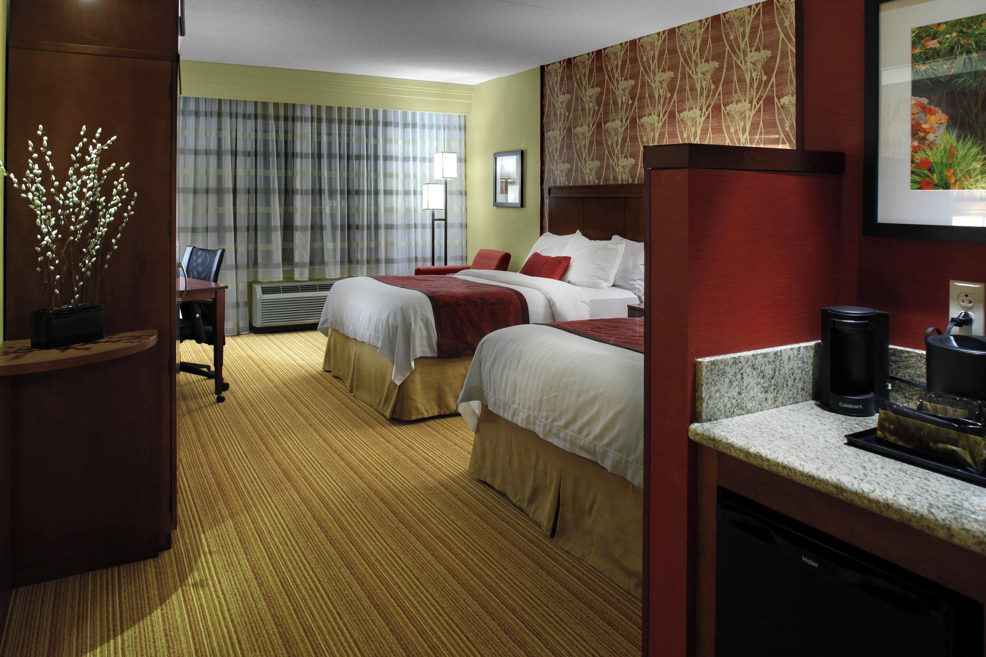 premium bedding, desk, iron/ironing board, free wifi