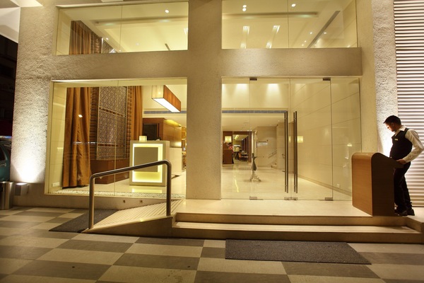 Front of property - evening/night