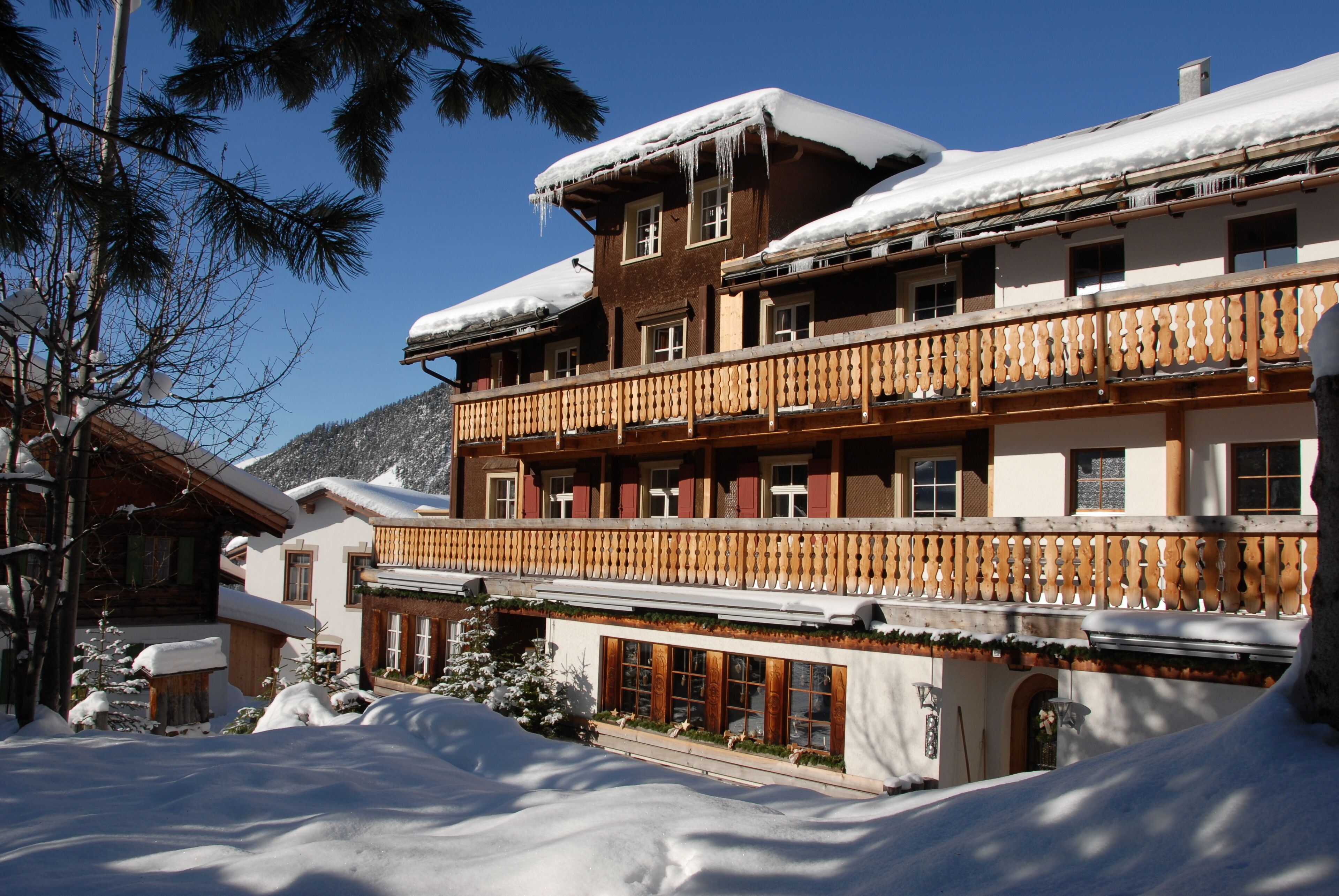 Fassade der Unterkunft