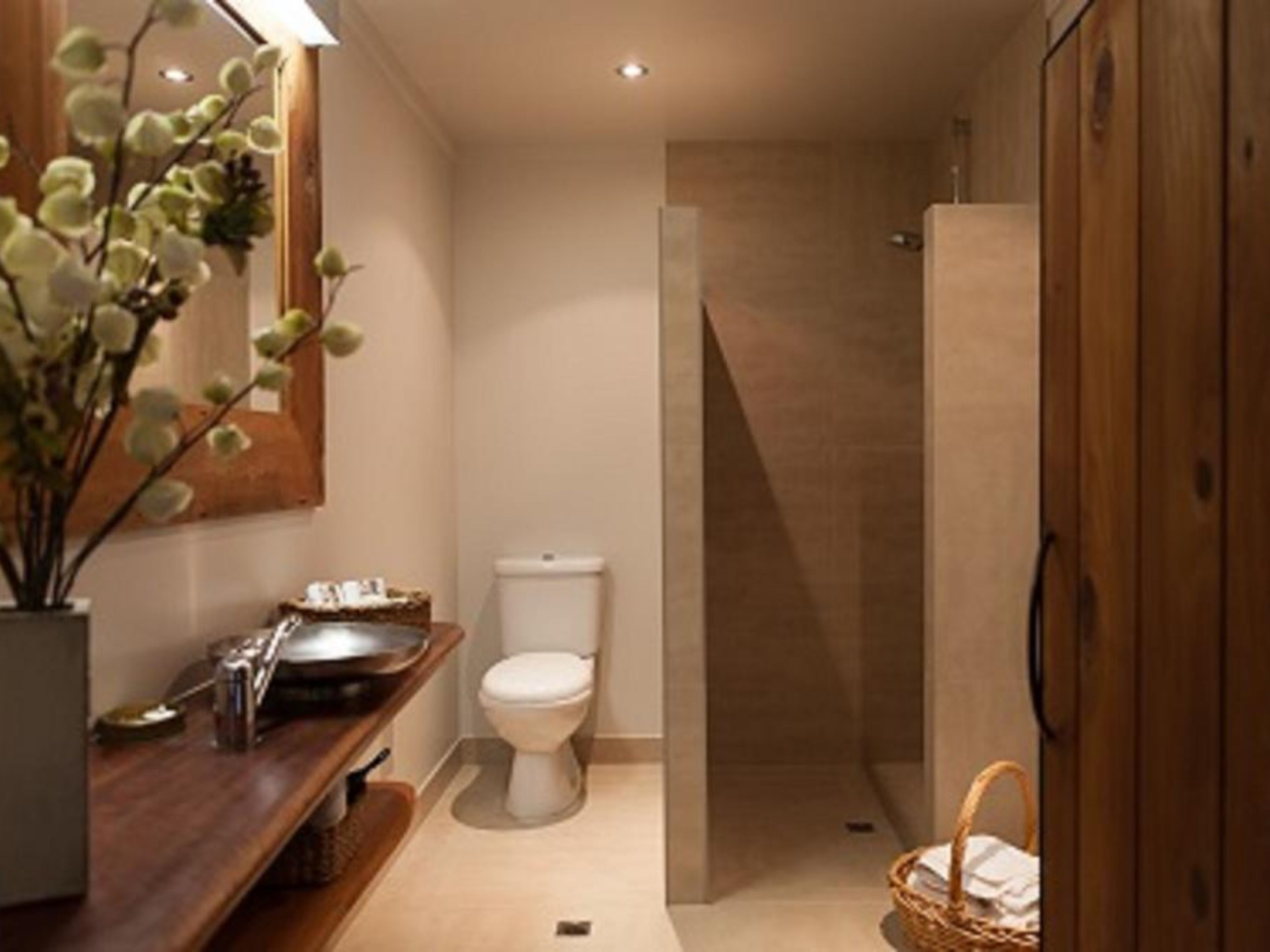 deluxe suite | bathroom | free toiletries, hair dryer, towels, soap