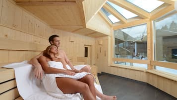 Sauna, body treatments, hot stone massages, sports massages, body scrubs