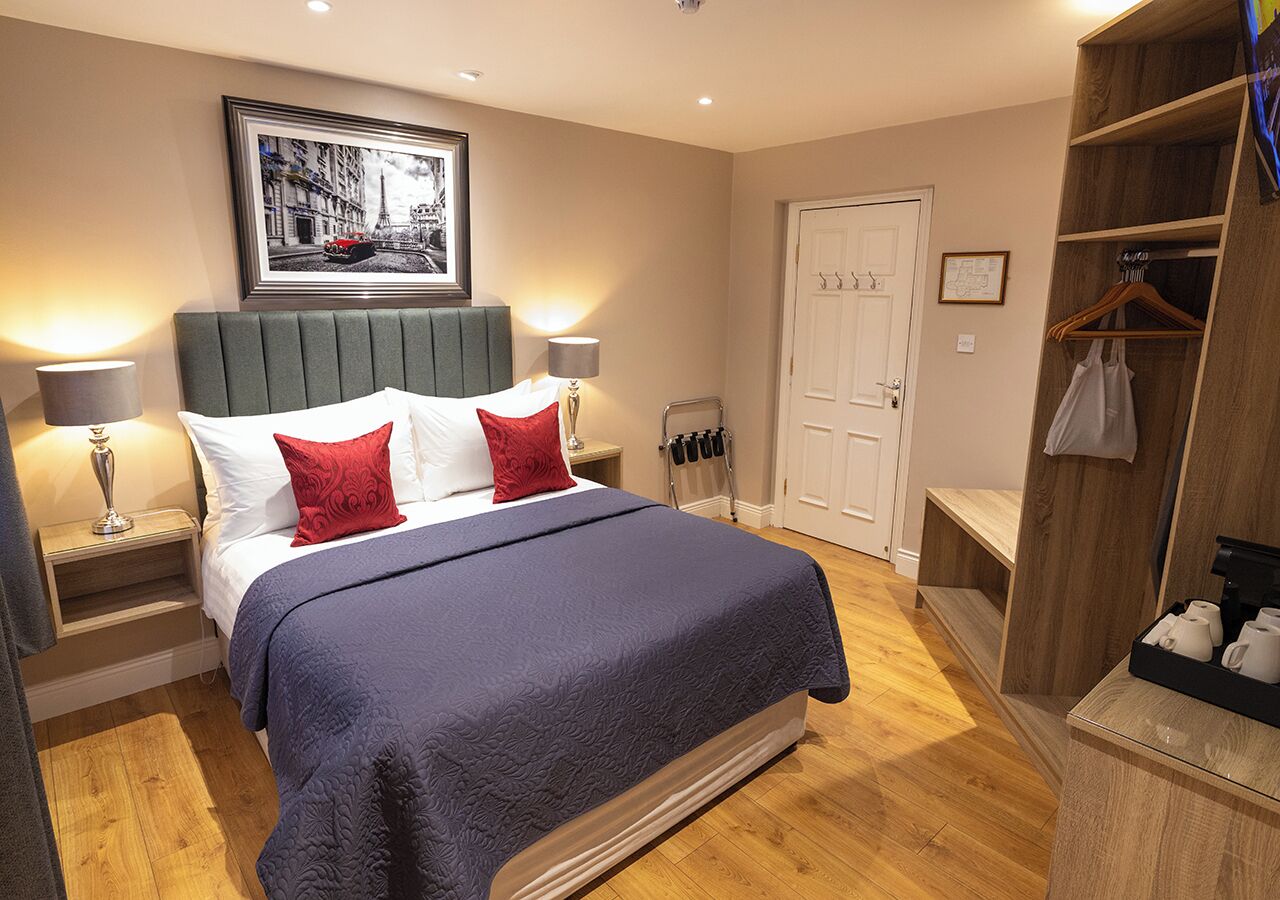 Classic-Doppelzimmer, mit Bad, Gartenblick (Room 1)