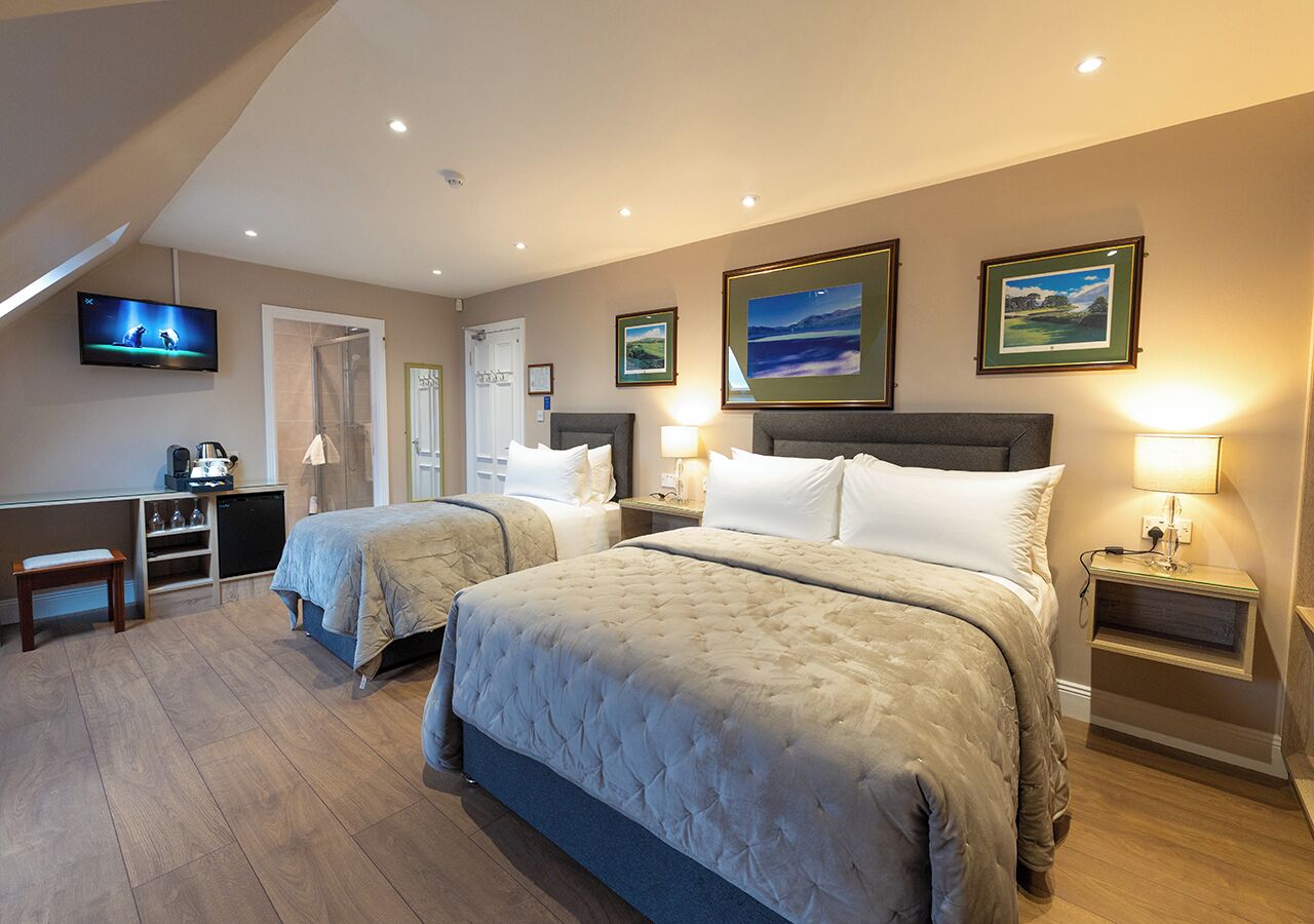 Deluxe-Zweibettzimmer, mit Bad, Meerblick (Golf Course View - Room 4)
