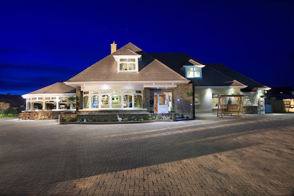 Front of property – evening/night