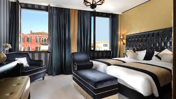 Superior Double or Twin Room, Canal View | 1 bedroom, down comforters, minibar, in-room safe