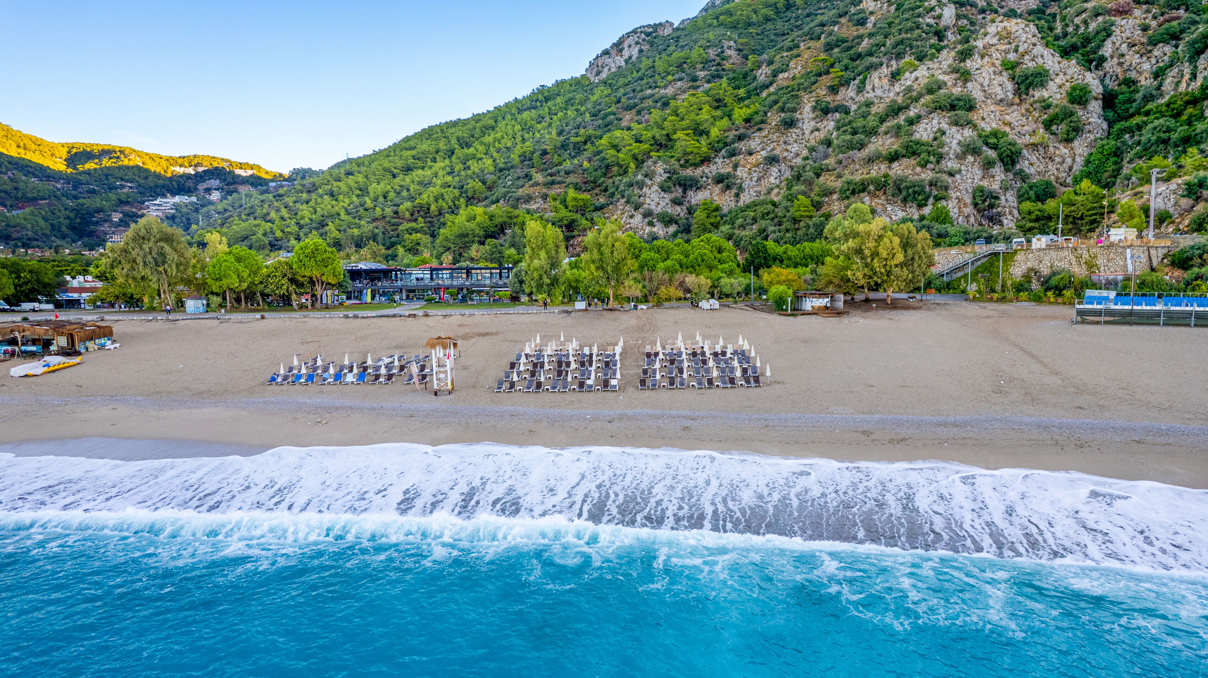 Beach nearby, beach volleyball