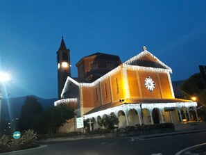 Vue sur la ville depuis l’hébergement