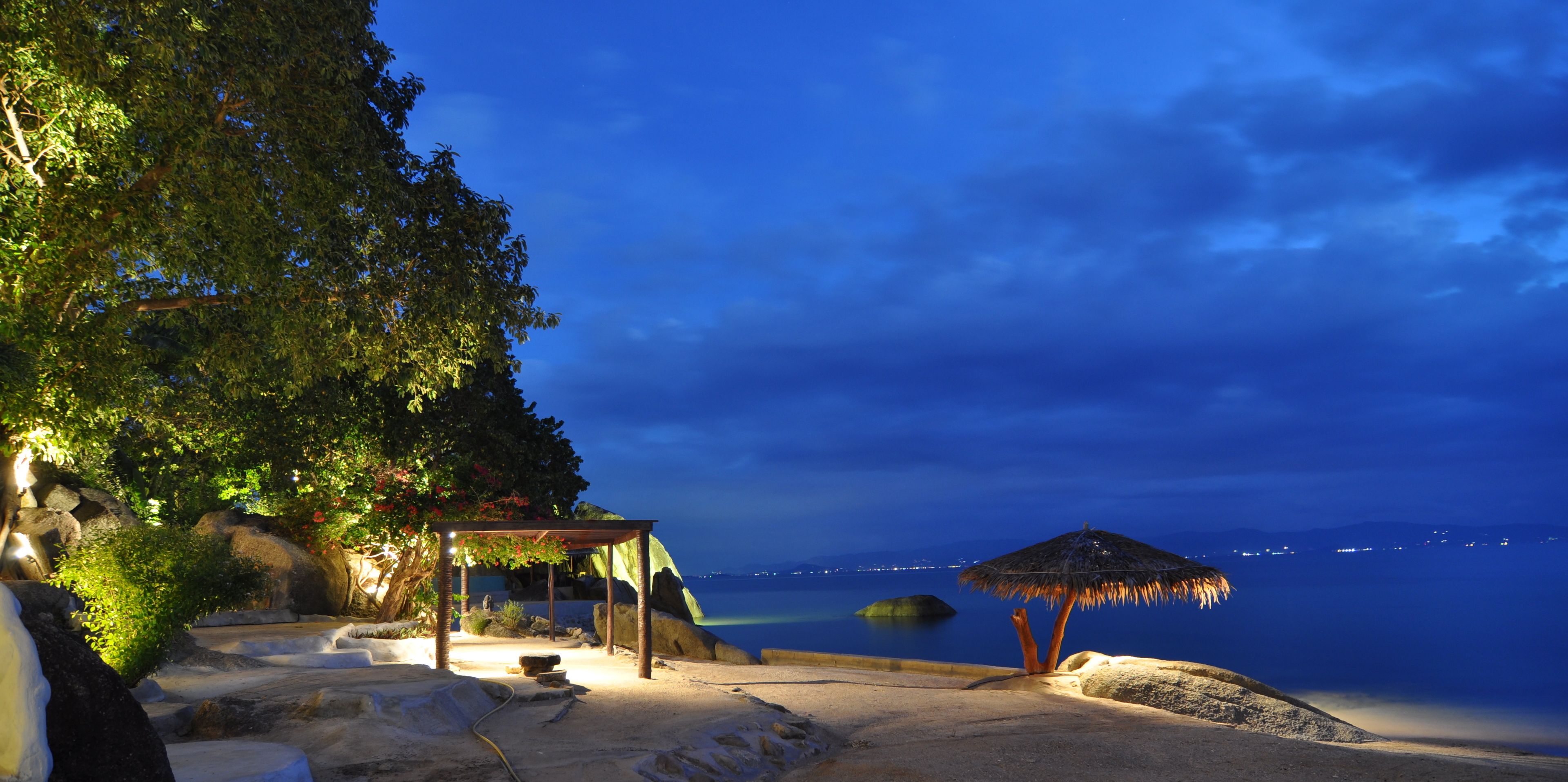 Private beach, fishing