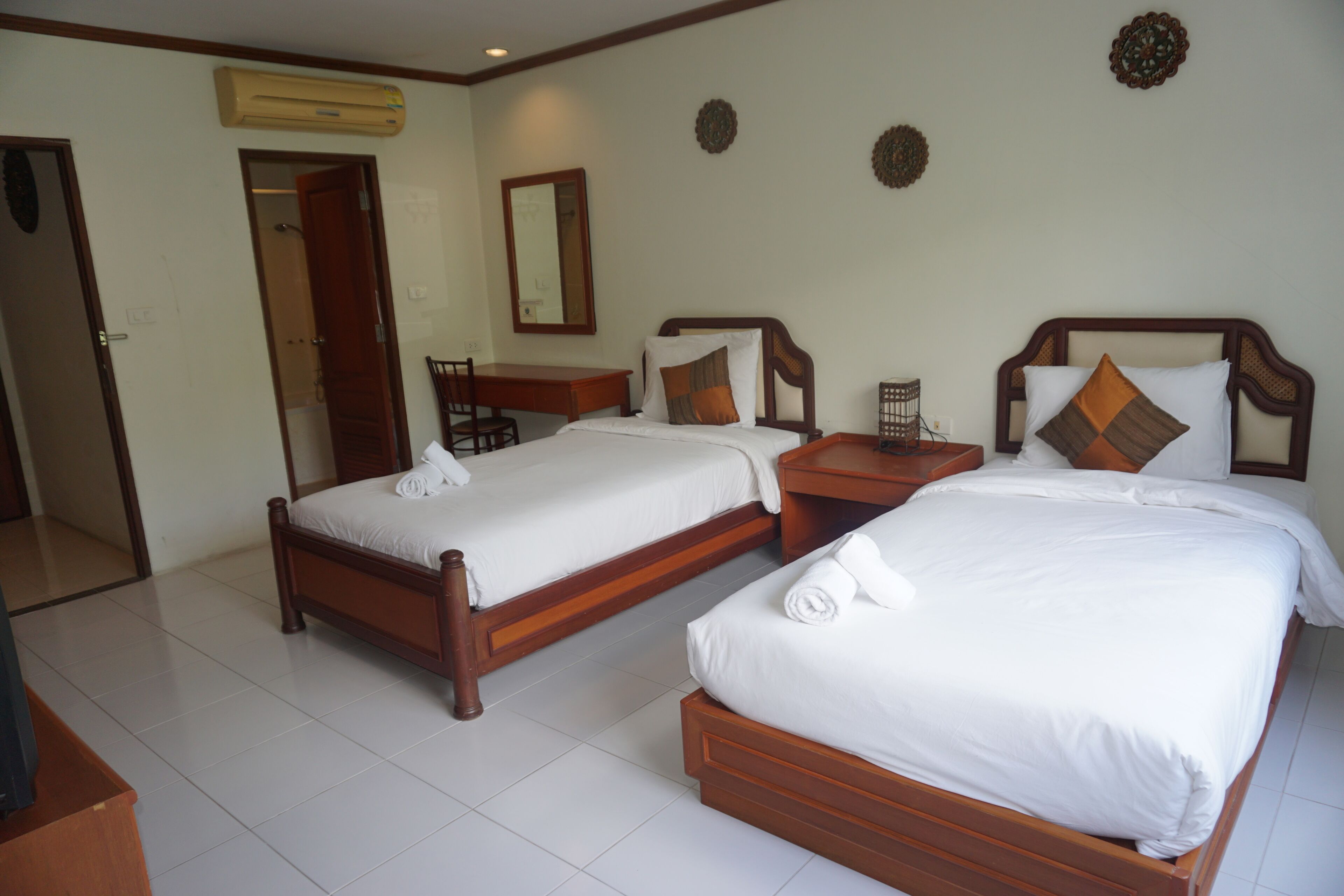 standard room, 2 single beds | view from room