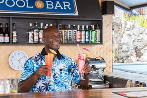 Poolside bar