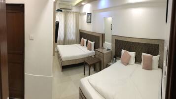 Family Room, 2 Double Beds | Premium bedding, wheelchair access