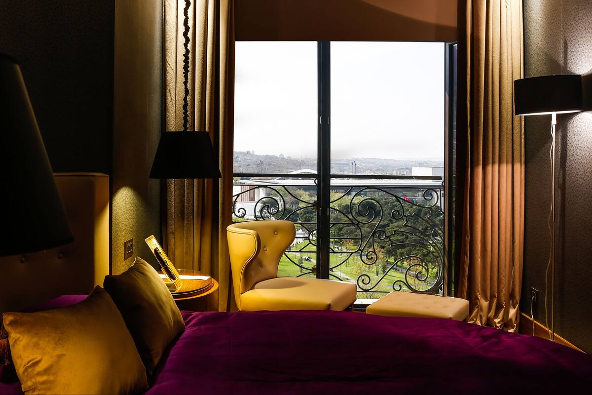 deluxe king suite | view from room