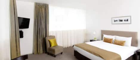 Appartement, 1 chambre | 1 chambre, bureau, fer et planche à repasser, lits bébé (en supplément)