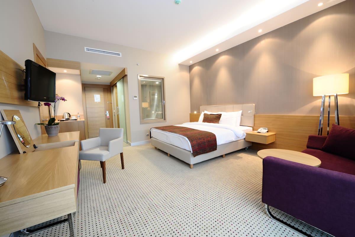 minibar, in-room safe, desk, iron/ironing board