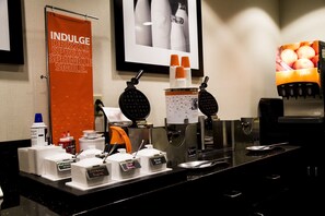 Free daily buffet breakfast