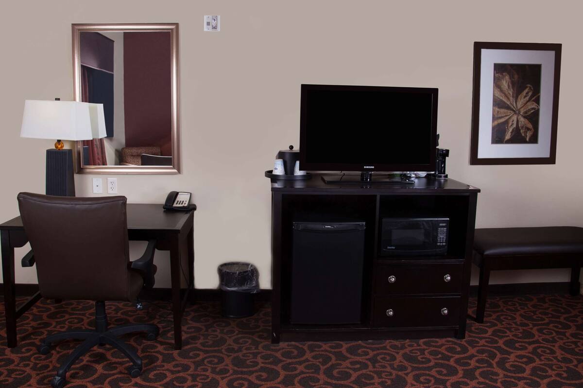 room, 1 king bed, accessible (roll-in shower) | living area | 37-inch lcd tv with cable channels, tv